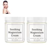 Crema lenitiva al magnesio, idratante corpo al magnesio, crema di magnesio per la cura del corpo, lozione di magnesio per tutti i tipi di pelle