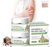 Crema Lenitiva, Crema Idratante Rinfrescante, Formula Lenitiva Naturale A Base Di Erbe Per Pelli Sensibili, Cremas Idratante Rinfrescante Per Lenire La Pelle (2pcs)
