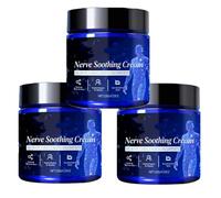 Crema lenitiva del nervo, crema di sollievo dalla neuropatia, gel di sollievo dal dolore muscolare e crema lenitive per il disagio del nervo, formula a base vegetale con raffreddamento (3pcs)