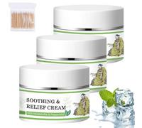 Crema lenitiva - Formula naturale a base di erbe per pelli sensibili, crema idratante rinfrescante naturale, crema idratante rinfrescante per lenire e proteggere la pelle irritata (3pcs)