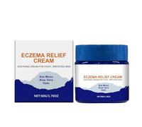 Crema lenitiva per eczema con alghe, aloe vera e avena in gel - Lenisce la pelle pruriginosa e sensibile, si assorbe rapidamente, rinfrescante e non grassa, senza profumo, ripara in profondità, 50 g