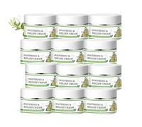 Crema lenitiva, protezione della pelle a base di erbe, per pelli sensibili, unguento idratante e rinfrescante naturale, penetrante profondo e idratante, rinfrescante quotidiano (12 pezzi)