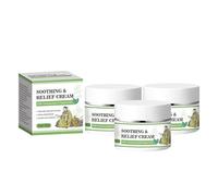 Crema Lenitiva Sollievo - Idratante Rinfrescante Quotidiano per Pelli Sensibili, Lenisce e Protegge la Pelle Irritata, Può Essere Utilizzata su Tutto il Corpo - 30 g (3Pcs)