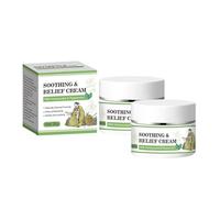 Crema Lenitiva Sollievo - Idratante Rinfrescante Quotidiano per Pelli Sensibili, Lenisce e Protegge la Pelle Irritata, Può Essere Utilizzata su Tutto il Corpo - 30 g (2Pcs)