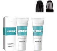 Crema lisciante per capelli 2023, crema per capelli in seta e lucentezza, crema nutriente per capelli al collagene per capelli secchi, per donne e uomini (2 pezzi)