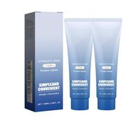 Crema lisciante per capelli con correzione proteica, liscia e cura 2 in 1, balsamo per capelli setosi e lucenti, senza bisogno di clip o lisciatura. (2pcs)