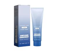 Crema lisciante per capelli con correzione proteica, liscia e cura 2 in 1, balsamo per capelli setosi e lucenti, senza bisogno di clip o lisciatura. (1pc)