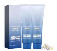 Crema lisciante per capelli con correzione proteica, seta nutriente e lucentezza multifunzionale per capelli ricci, morbidezza delicata Trasformare il crespo, cura del cuoio capelluto (2PCS)