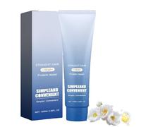 Crema lisciante per capelli con correzione proteica, seta nutriente e lucentezza multifunzionale per capelli ricci, morbidezza delicata Trasformare il crespo, cura del cuoio capelluto (1PC)