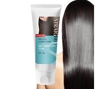 Crema Lisciante per Capelli, Crema per capelli lisci, Crema lisciante nutriente lisciante per capelli naturale, stiratura anti- lunga durata Joberio