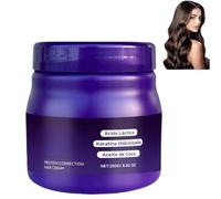 Crema lisciante per capelli da donna, crema lisciante alla cheratina anti-crespo, setosa e liscia a lunga durata, per dire addio all'effetto crespo.