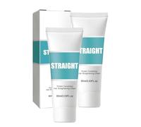 Crema Lisciante Per Capelli Wadexr, Crema Lisciante Per Capelli Alla Seta E Cheratina, 2 in 1 Ammorbidente E Modellante, Proteine Della Seta Lucidanti, Potere Correttivo Naturale (2pcs)