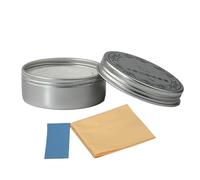 Crema lucidante orologio cancella, 30g pasta lucidante acciaio inossidabile oro argento con morbido, polish orologio e gioielli, protezione a lunga durata per braccialetto, anello e