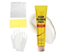 Crema Lucidante per Metalli - Detergente per Cromo 60 gr Pulizia profonda Lunga Durata Detergente per Ottone Cromo Argento Oro Ripristina la Lucidatura dei Metalli Oscuri Formula