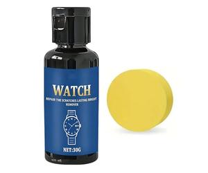 Crema lucidante per orologi, 30 ml, detergente multifunzione portatile per gioielli, orologio da polso, crema lucidante per metallo, materiale sicuro ed efficace per orologi, pratica soluzione Polis