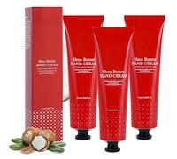 Crema mani al burro di karité per mani secche e screpolate, estratti di miele e mandorle, antirughe, idratante per le mani a rapido assorbimento e non grasso, idratazione profonda (3Pcs)