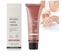 Crema mani anti-età al retinolo, crema mani Relief Intense Moisture, idratazione intensa, per una pelle, unghie e cuticole dall'aspetto più giovane e morbido
