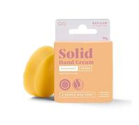 Crema mani biologica vegana per mani secche e screpolate - di 4peoplewhocare® - Crema mani solida - Con burro di karité, cera di candelilla, olio d'oliva e bergamotto (Refill)