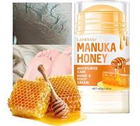 Crema Mani e Piedi con Urea 60%, Miele di Manuka e Burro di Karité - Trattamento Intensivo per Talloni Screpolati, Gomiti e Pelle Secca - Azione Idratante e Anti-fessurazione - 40g