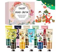 Crema Mani Natale, Crema Mani, 10 Pezzi Crema Mani Regalo Natale Set, Daily Crema Mani Per Donna E Uomo, Assorbimento Rapido, Idratazione Immediata, Texture Leggera, Non Unge