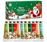 Crema Mani Regalo, 10 x 30 ml Creme Mani Profondamente Idratanti per Donna, Crema Manis Regalo di Natale, piccolo regalos per donne, Texture Leggera, Non Unge, tira rapidamente