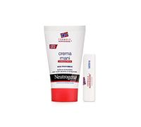 crema mani senza profumo versione rossa 50 ml + stick labbra