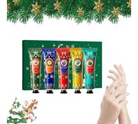Crema ManiRegalo Natale,Lozione Corpo & Crema Mani,Crema ManiCorpo Idratante Pelle Secca,Crema Mani Secche e Screpolate,Set Regalo CremaMani e Lozione Corpo Natalizia