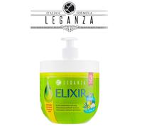 Crema maschera ELIXIR per capelli con collagene e olio d'oliva "Leganza" 1000 ml