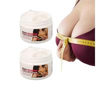Crema massaggiante per la cura del seno, crema per la bellezza del seno, crema per l'ingrandimento del seno, crema rassodante per i glutei e fianchi, crema rimpolpante per le donne (2 pezzi)