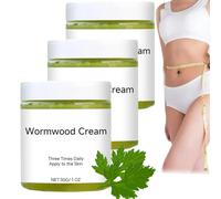 Crema naturale all'assenzio, crema all'assenzio, crema brucia grassi all'assenzio, crema brucia grassi corpo rassodante e idratante, lenitiva, rilassante, rassodante (3 pezzi)