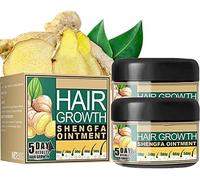 Crema naturale per la crescita dei capelli allo zenzero, per la crescita dei capelli, unguento, anti-perdita di capelli, balsamo, siero, olio essenziale per fermare la caduta dei capelli, trattamento