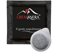 Crema Nera - 50 Cialde Caffè ESE 44MM Filtro Carta Con Kit Accessori, Miscela Forte e Cremosa In Caffè Cialde, Espresso Napoletano, Caffè Cialde Da 7,5G, 500g (CremaNera, 50 Cialde Caffè)