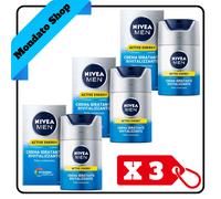 CREMA NIVEA MEN 50ml ACTIVE ENERGY IDRATANTE RIVITALIZZANTE (X3)