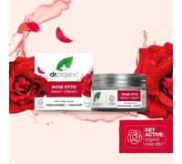 Dr.Organic Bioactive Biologico Rosa Otto Olio Di Rosa Damascena Crema Notte 50ml