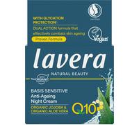 Crema notte Lavera Base Sensitive Q10 - 50 ml