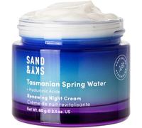 Crema notte rigenerante Tasmanian Spring Water Sand & Sky - Crema notte idratante per il viso per un’idratazione profonda, il mantenimento dei livelli di idratazione e il rinnovamento cutaneo.