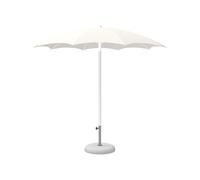 Crema Outdoor Ombrellone a Palo Centrale Narciso Rotondo Stecche Dritte
