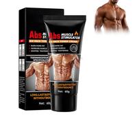 Crema per Addominali, Crema corpo brucia grassi, Fianchi e Addominali Perfettamente Modellati per Stringere i Muscoli per Pancia Cosce Glutei per Uomini, 60g