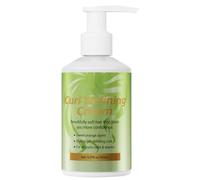 Crema per capelli ricci, crema per capelli ricci con olio di cocco, idrati e boost, controllo crespo per ricci definiti, aggiungere lucentezza e volume, formula non grigia, 150 ml