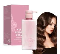 Crema per definire i ricci, Crema per ricci leggera, Crema lisciante per capelli anti-crespo, Crema idratante naturale per ricci per capelli mossi