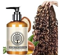 Crema per definire i ricci, idratante e potenziatore con mandorle, jojoba e olio di argan, pasta idratante per capelli styling, cera elastica per lo styling, esaltatore e controllo crespo per capelli