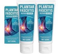 Crema per fascite plantare, crema per alleviare il dolore al tallone, formula naturale delicata, per fascite plantare, spina calcaneare, massima forza lenitiva per tutti i tipi di pelle (2 pezzi)