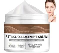 Crema per gli occhi al collagene retinolo con caffeina e vitamina E - rimozione di borse e rughe delle occhiaie per borse sotto gli occhi, anti-invecchiamento, serraggio istantaneo (1 pezzi)