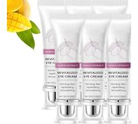 Crema per gli occhi rivitalizzante al mango, riparazione con acido ialuronico, crema per gli occhi riducente e rassodante per le rughe per occhiaie, gonfiore e tasche (6Stück)