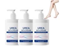 Crema per i piedi con urea forte per tacchi screpolati e pelle ruvida-Assorbimento rapido eliminare i calli, crema per i piedi con urea forte al 60% per gomiti e ginocchia (3PCS)
