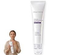 Crema per il collo al collagene e fullerene con applicatore a rullo a 5 sfere aggiornato per pelli mature e screpolate, 50g(1pc)