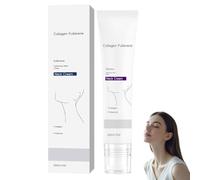 Crema Per Il Collo MAGEC Collagene Fullene, Nuova Crema Per Il Collo Stretch 2026 Per Il Relax, Le Rughe E La Pelle Stretta, Adatta A Tutti I Tipi Di Pelle (Bianco,1PC)