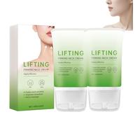 Crema per il collo rassodante con rollerball, idratante per il collagene per viso, collo, rassoda la pelle, riduce le linee sottili, migliora l'elasticità idratante anti (2 pezzi)