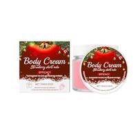 Crema per il corpo 200 g, acqua nutriente, nutre intensamente la pelle secca e molto secca. Profumo di fragola, idratazione a lunga durata per la cura del corpo (fragola)