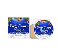 Crema per il corpo 200 g, acqua nutriente, nutre intensamente la pelle secca e molto secca. Profumo di fragola, idratazione a lunga durata per la cura del corpo (mirtillo)